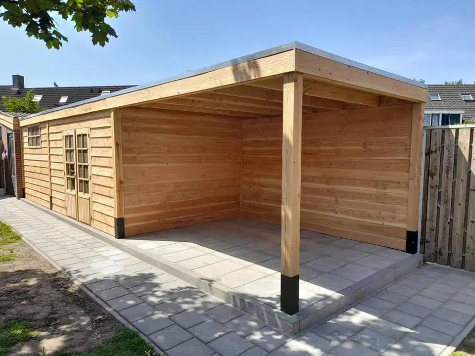 houten-overkapping-schuur-tuin